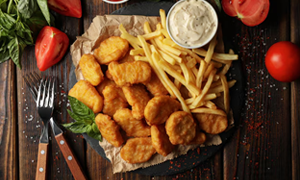NUGGETS & CHIPS (9 Pcs)